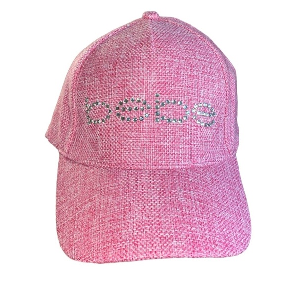 bebe Accessories - Bebe OS Rhinestone logo cap